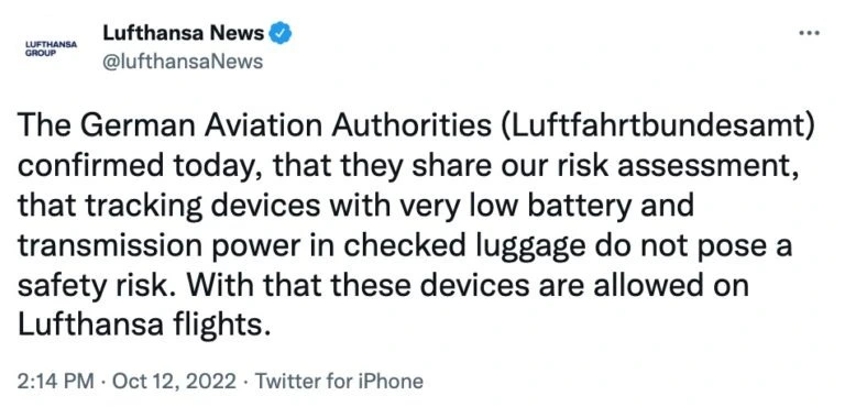 Lufthansa Team Tweeted
