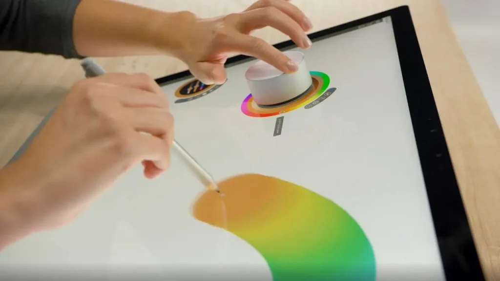 surface dial for graphic designer