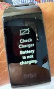 Fitbit not charging