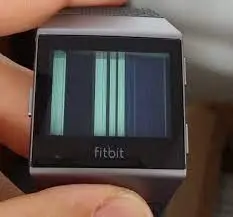 Fitbit display issues