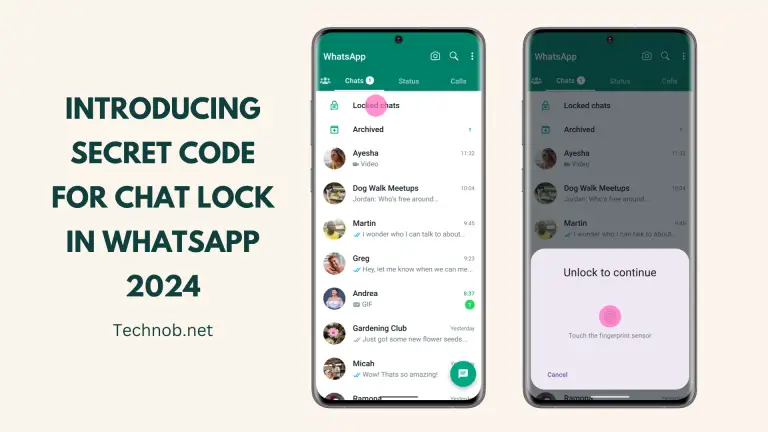 Introducing Secret Code for Chat Lock in WhatsApp 2024