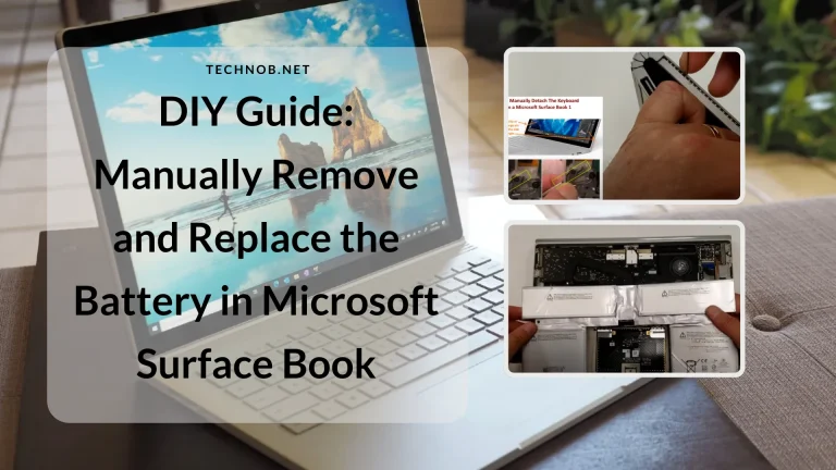 DIY Guide: Manually Remove and Replace the Battery in Microsoft Surface Book 